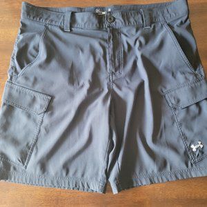 Dark Grey Under Armour Men's Cargo Shorts Size 38